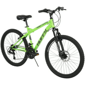 Huffy 24 In. Nighthawk Boys' Mountain Bike for Men, Neon Green