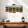 thumbnail image 2 of Elephant Stock Great Smoky Mountains National Park Wall Art - Horizontal Multi Panel Canvas - Living Room Wall Decor - Nature Multi Panel - Blue And Orange Decor - 25" x 12", 2 of 4
