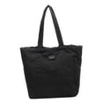 thumbnail image 3 of Bolso de mano acolchado jinwen grande de moda para desplazarse Negro, 3 of 7