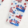 thumbnail image 7 of Nwiuh Newborn Baby Boy 4th of July Outfit Letters American Flag Romper Truck Pants Hat Sets Independence Day Clothes, 7 of 7