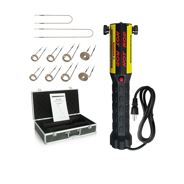 Calentador de inducción Solary Heat 1000 W 110 V con 10 bobinas y luz LED