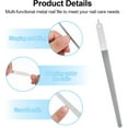 thumbnail image 2 of 4 Pcs Diamond Deb Nail File Metal Nail File with Sharp Pointed Tip, Stainless Steel Nail Filer Metal Nail Files for Natural Nails Double Sided Manicure Pedicure Toenails Tools for Salon Home (Small), 2 of 4