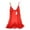 red, variant on Forzero Suspenders V-neck Solid Color Nightdress