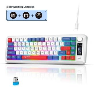 Rii Mini Wireless Bluetooth Keyboard Touchpad with Laser Pointer