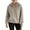 Gray-04, variant on Women Cable Knit Fleece Hoodie Heavyweight Relaxed Fit Warm Casual Work Pullover Sweatshirt Winter Jacket
