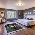 thumbnail image 5 of LaModaHome Non-Slip Rug Fish Design Rug Washable Mat Child Stain Resistant Living Room Kitchen Carpet - Size: 9,2X5,9ft(280X180cm), 5 of 5