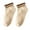 Khaki, variant on 1 Pair Short Socks Breathable Sweat Absorption Extra Soft Washable Non-Fading Protective Polyester Women Summer Thin Ankle Socks for Women