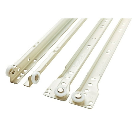 Brainerd 12-Pack - 20.5-in Self-Closing Drawer Slides  White (New Damaged Box)