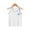 White, variant on Boys Sleeveless Tank Top Classic Fit Racerback Printed Cami Top Soft Lightweight Summer Vest Outfits Yellow 18-24 Months