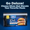 thumbnail image 3 of Kraft Deli Deluxe White American Cheese Slices, 16 oz Pack, 24 Slices, 3 of 18
