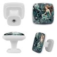thumbnail image 2 of 12 Pack Kitchen Cabinet Knobs Mermaid Dresser Knobs Drawer Knobs Drawer Pulls Door Knobs Dresser Drawer Handles Knobs for Dresser Drawers, 2 of 6