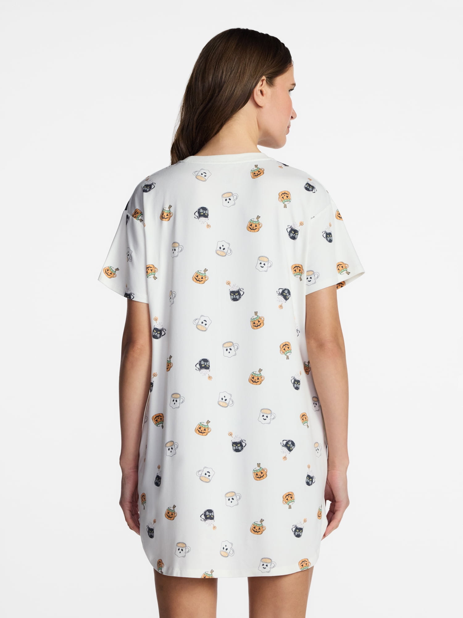 Halloween Women's Sleepshirt Top and Socks Set from Way to Celebrate, 2-Piece, Sizes XS-3X