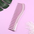 thumbnail image 3 of Peine antiestático de dientes anchos para desenredar el cabello, puede arreglar el peinado Rosado Jinwen peine para desenredar dientes anchos, 3 of 6