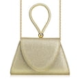 thumbnail image 5 of LEORX Evening Bag for Women Golden Polyester Rectangular Clutch 1 Set 27.50X21.50X4.70CM, 5 of 8