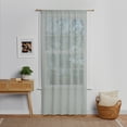 thumbnail image 6 of Mainstays Bel Air Indoor Curtain Single Panel, Pole Top, Smoke Grey, Polyester, 50"W x 84'L, Adult, 6 of 9