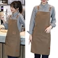 thumbnail image 3 of Back  Apron, Waterproof  Apron with Adjustable Straps and Spacious Pockets Comfortable Fashionable Apron for Coffee Shops Nail Salons, 3 of 8