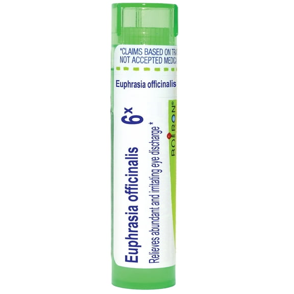 Boiron Euphrasia Officinalis 6X, Homeopathic Medicine for Abundant And Irritating Eye Discharge, 80 Pellets