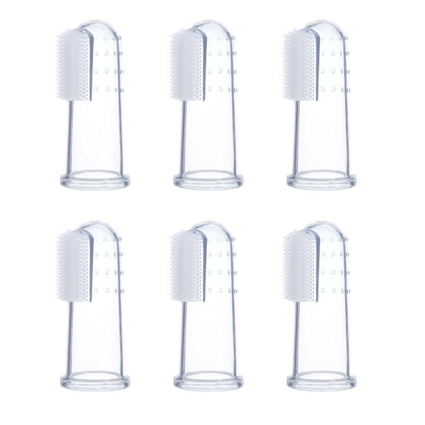 EeaseMX Cepillo de dientes para bebé, 6 unidades, masajeador bucal, cepillo de dentición para bebés, para limpieza dental.