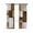 brown, variant on Brown Geometric Blackout Curtains 84 Inches Long for Bedroom, Vintage Oil Painting Contemporary Thermal Insulated Room Darkening Black Out Window Curtain Panels Grommet Drapes for Living Room