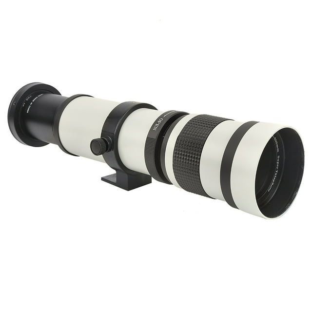 Lente, Lente de Teleobjetivo de 420-800 mm, Fotografía de Cámara Duradera para ef-s Cámara de montaje Regalo