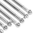 thumbnail image 3 of 8PCS Metal Full Car Tie Rod Tie Lever Link Pull Rod for MN86 Series Model Upgrade CarSilver, 3 of 8