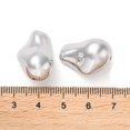 thumbnail image 3 of CCB Plastic Beads Platinum 22x14x12mm Hole: 2mm, 3 of 3