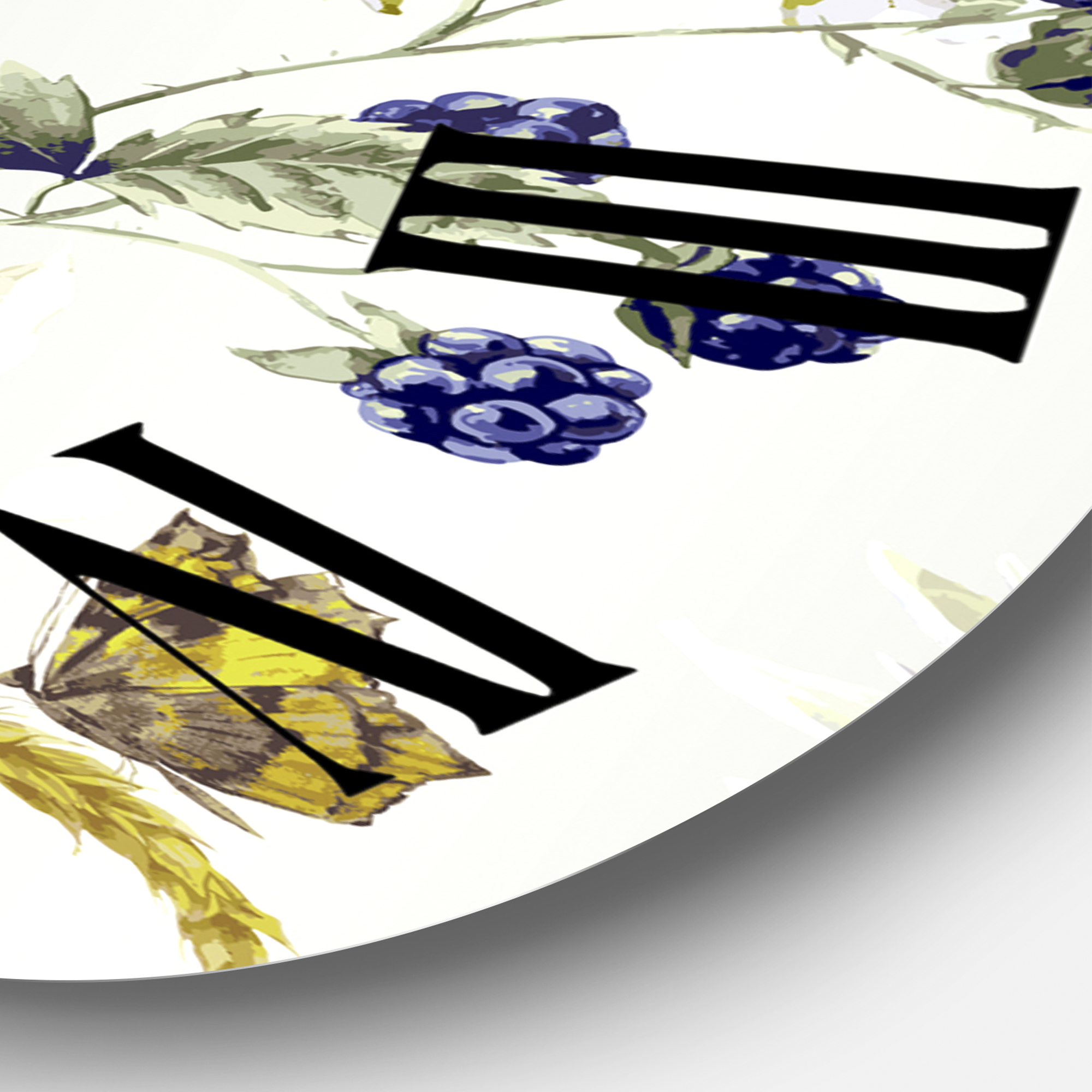 Designart 1 in Quartz Traditional Wall Clock