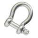 thumbnail image 2 of Grillete con Tornillo Pin Ajustable Hebilla de Acero Inoxidable Barco Grilletes para Cuerda Ancla / 7/8 Pulgada Sunnimix Grillete D de acero inoxidable, 2 of 6