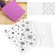 thumbnail image 4 of Embossing Folder 2Pcs Plastic Templates Mold 15 X 15cm for DIY Scrapbooking, 4 of 8
