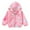 Style A, variant on Girls Cartoon Print Hooded Windbreaker Lightweight Jacket with Zipper Cute Long Sleeve Coat for Kids 2-10Y