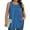 Navy, variant on FDGIU Women's Summer 2025 Plus Size Peplum Tank Tops - V Neck Sleeveless Pleated Blouse for Beach and Office Wear