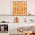 thumbnail image 6 of Orange Yellow Boho Wall Art Painting on Canvas, Vintage Shabby Abstract Geometric Art Canvas Art Home Prints Wall Art Framed Modern Artwork for Living Room Bedroom Wall Decor 12x12in, 6 of 9