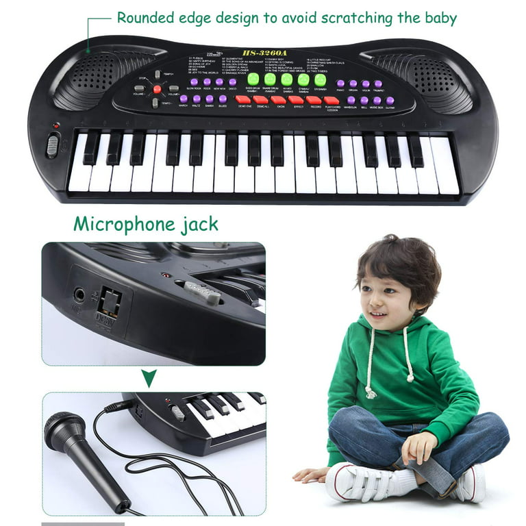 aPerfectLife Kids Piano Keyboard, 32 Keys Multifunction Portable Toy Piano  for Kids, Electric Piano Music Instruments Toy for 3 4 5 6 7 8 Year Old