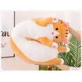 thumbnail image 4 of Peluche de gato largo, 70 cm, color marrón, 4 of 5
