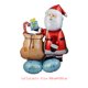 thumbnail image 1 of 1set Stand Pedestal Christmas Balloons Santa Claus Snowman Elk Stocking Foil Balloon Christmas Decorations for Home Navidad 2025, 1 of 5
