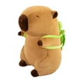 thumbnail image 3 of Cartoon Plush Capybara Figure Toy Soft Stuffed Toy for Holiday Collectibles 55cm, 3 of 9