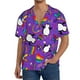 thumbnail image 1 of Balery Rainbow Lgbt Penguin Camisa Casual de Manga Corta con Botones para Hombre, Texturizada, Estilo Cubano, para Playa, Verano-3X-Large, 1 of 5