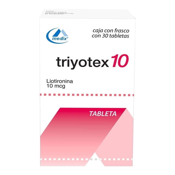 Triyotex 10 , 10 mcg 30 tabletas