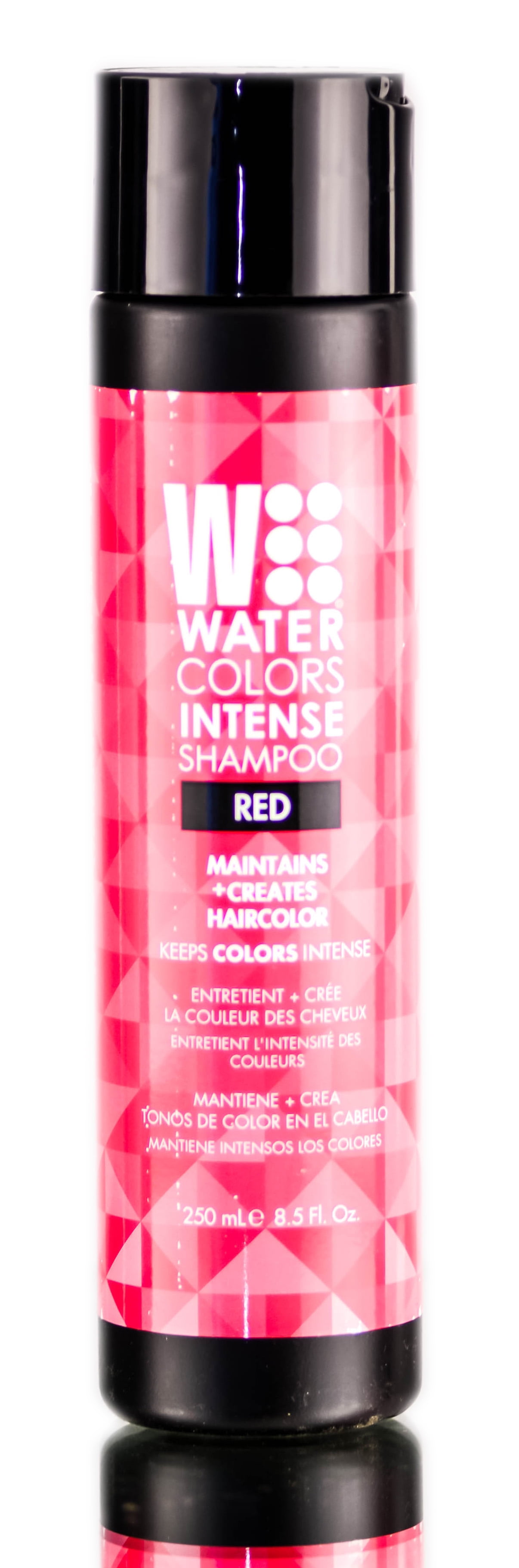 Tressa Watercolors Intense Shampoo, Color Depositing, Red, 8.5 oz
