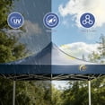 thumbnail image 3 of Grezone 11' x 11' Instant Slant Leg Pop-up Canopy Outdoor Shading Shelter, Blue, 3 of 8