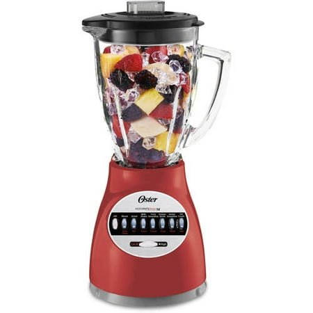 Oster 14 Speed Accurate Red Countertop Blender