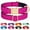 Hot Pink, variant on Didog Waterproof Durable Nylon Dog Pet Collars Soft Neoprene Padded Metal Buckle and D-ring,Breathable and Lightweight,Adjustable for Small Medium Large Dogs