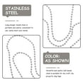 thumbnail image 3 of MasteelfCA Dog Tag Chain Stainless Steel Beaded Chain Metal Dog Tag Chain DIY Dog Tag Chain, 3 of 9