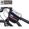 thumbnail image 2 of DUUTI Bolsa delantera para bicicleta Servicio prolongado Material premium Colores surtidos Bolsa impermeable para ciclismo Soporte para teléfono Accesorios para bicicletas Rojo L Methold OD003220-07, 2 of 7