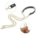 thumbnail image 3 of Uxcell 47 Inch Purse Chain Strap, Bags Chains Shoulder CrossBody Replacement for Handbags, Black/Light Gold, 3 of 5