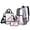 Turtle Bubble Coral, variant on Xoenoiee Axolotl Cherry Blossom Print Large Clear Backpack for School Girls 3PCS See Through Backpacks with Lunch Bag and Pencil Case Set, Heavy Duty Transparent Bookbag for Kids