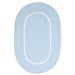 thumbnail image 2 of Colonial Mills Silhouette Braided Blue Area Rug 8x8, 2 of 2