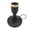 🔥 Black_Hot#1285, variant on Metal Candleholder with Side Loop Handle, Small Handheld Holder for Taper Candles, Tabletop Dining Decor, Stand for Home Ambiance, Wedding or Dinner Party Arrangement, Durable Metal