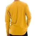 thumbnail image 2 of Big Size Choose Rescued Ring Spun Cotton Premium Long Sleeve Graphic Shirt - Mustard 3XL, 2 of 4