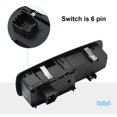 thumbnail image 2 of Geelife Power Window Switch Front Right Side For 4602544AG Dodge Chrysler Jeep 4602544AG, 2 of 7